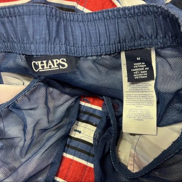 Chaps red and blue cargo swim trunks - Picture 6 of 7